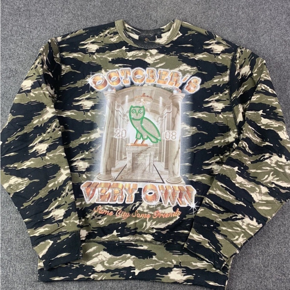 OVO October’s Very Own Mens Same City Same Friends Crew Neck Sweatshirt Size L